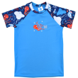 Plážové UV triko pro děti krátký rukáv Vodní svět - Vel. 3-4 roky