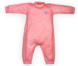 Dětský neopren - overal - Pink Dotty - Vel. M (3-6 měs.)