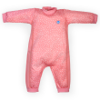 Dětský neopren - overal - Pink Dotty - Vel. M (3-6 měs.)
