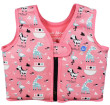 Dětská plovací vesta Go Splash Zvířátka růžová - Vel. S (1-2 roky )