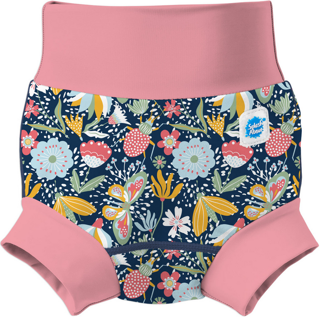 Splash About Plavky Happy Nappy DUO - Garden Delight Pink Vel. M