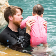 Dětský neopren - overal - Pink Dotty