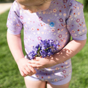 Baby neoprén - body - Lilac Spring