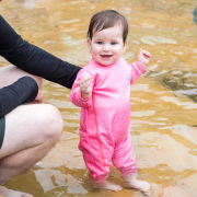 Dětský neopren - overal - Pink Dotty
