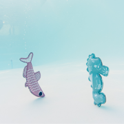 Neoprenové hračky do vody na potápění 3 ks - Mořští koníci