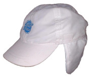 Dětská UV baseballová čepice - bílá