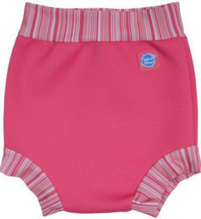 Plavky Happy Nappy - VZOR RŮŽOVÁ