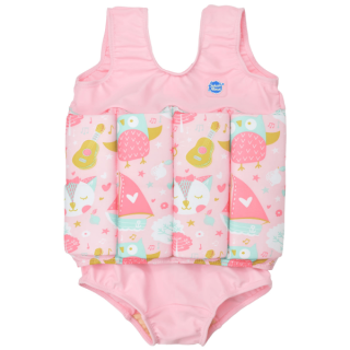 Dětský plováček se zipem - plavečky sova a kočička