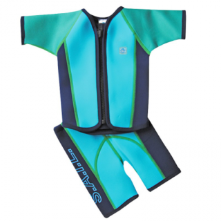 Dětský neoprénový komplet - Tyrkysový vel. S (1-2 roky)