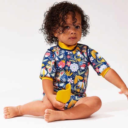 Baby neoprén - body - Garden Delight