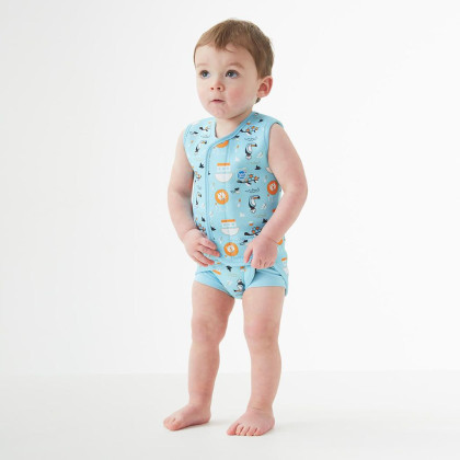 Baby neoprén-kombi - ZVÍŘÁTKA MODRÁ