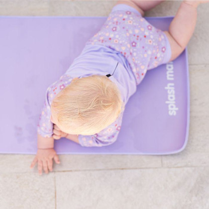 Plavky Happy Nappy UV obleček 3/4 rukáv Lilac Spring
