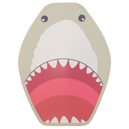 Dětská plavecká deska Kickboard Shark Grey