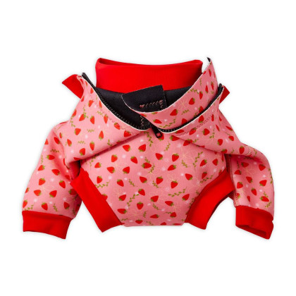 Baby neoprén - body - Strawberry Field