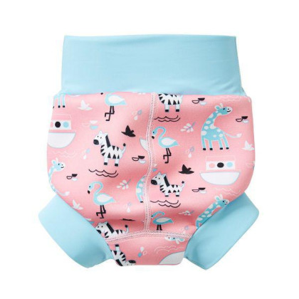 Nové Plavky Happy Nappy - Zvířátka, růžová