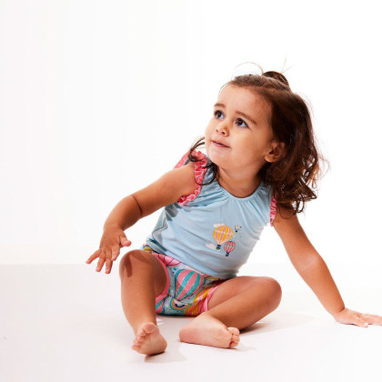 Plavky Happy Nappy kostýmek - Up & Away