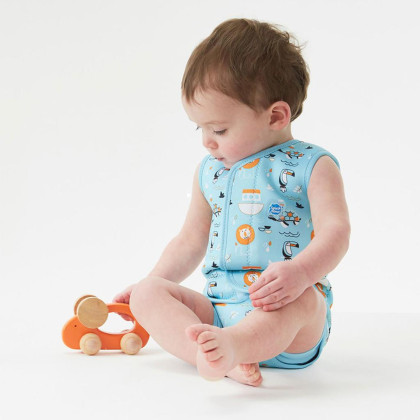 Baby neoprén-kombi - ZVÍŘÁTKA MODRÁ