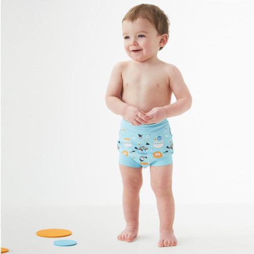 Nové Plavky Happy Nappy - Zvířátka, modrá
