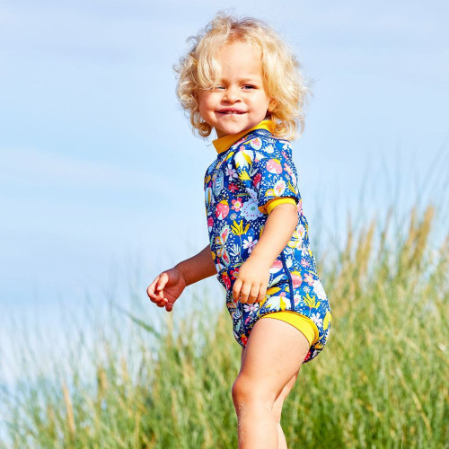 Baby neoprén - body - Garden Delight