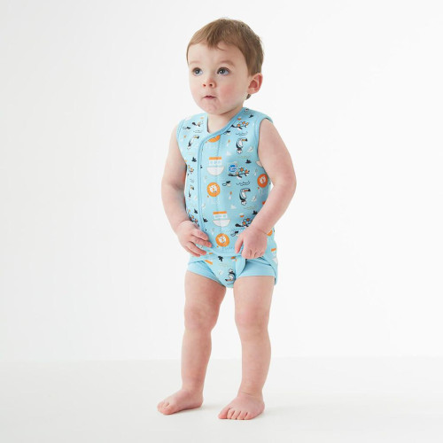 Baby neoprén-kombi - ZVÍŘÁTKA MODRÁ