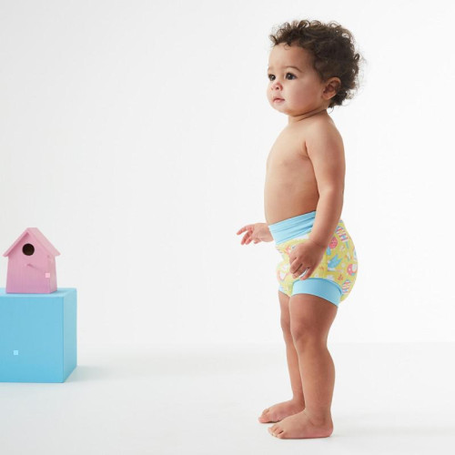 Nové Plavky Happy Nappy - Ptáčci Vel. M (3-6 měs)