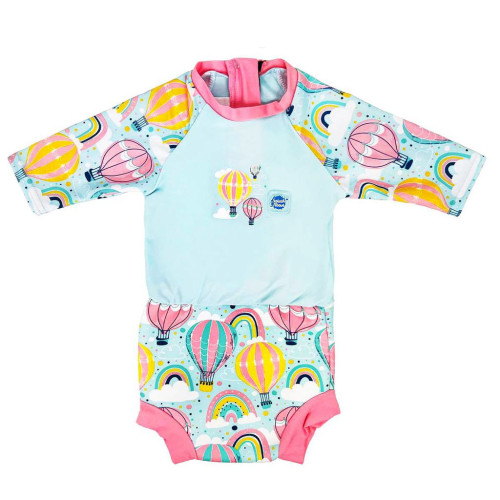 Plavky Happy Nappy UV obleček 3/4 rukáv Up & Away
