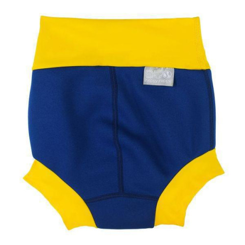 Plavky Happy Nappy DUO - Navy/Yellow