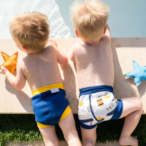 Plavky Happy Nappy DUO - Tug Boats