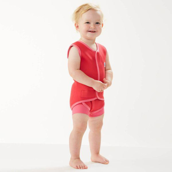 Baby neoprén-kombi - Geranium Vel. S (0-6 měs.) 2. JAKOST