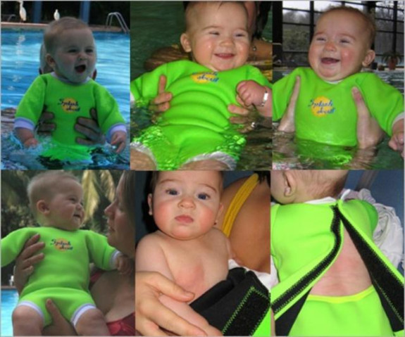 Baby neoprén-body - tmavě modrá Vel. M ( 0 - 3 měsíce)
