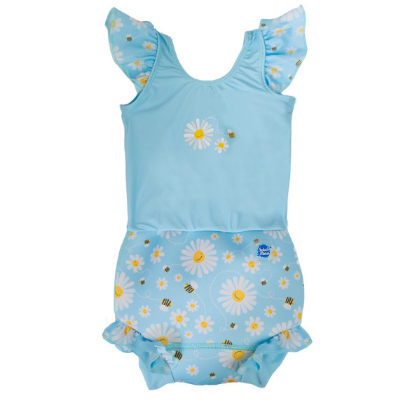 Plavky Happy Nappy kostýmek Daisy Bee s volánky