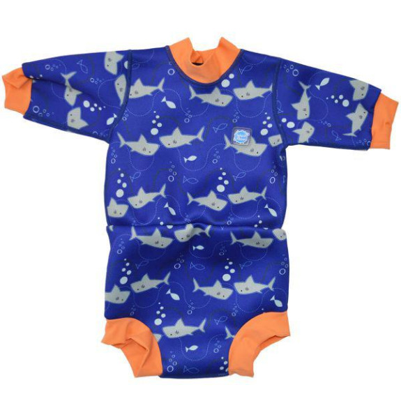 Baby neoprén - body - Žralok