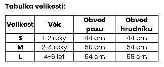 Plážový UV komplet pro děti - červenobílá