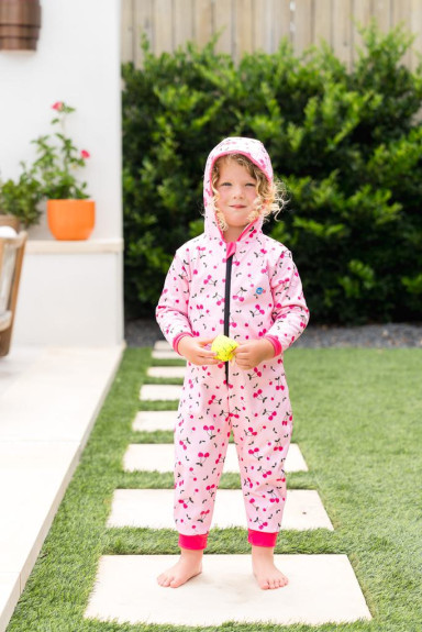 Nepromokavá neoprenová kombinéza s fleecovou podšívkou Cherry Baby