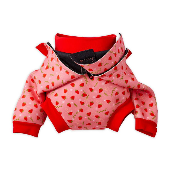 Baby neoprén - body - Strawberry Field