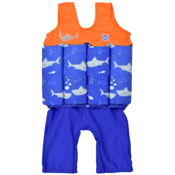 Dětský plováček se zipem Short John Žralok