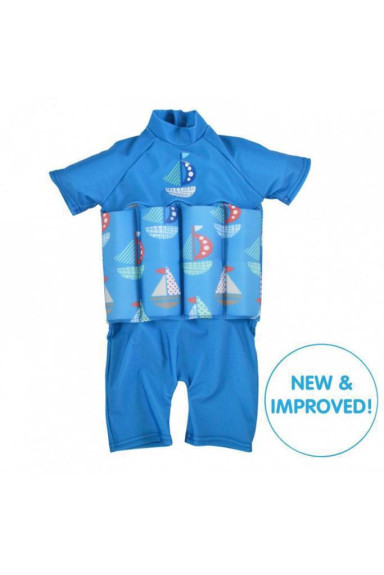 Dětský UV plováček Short John - lodička s rukávem, Vel. L (4-6 let)