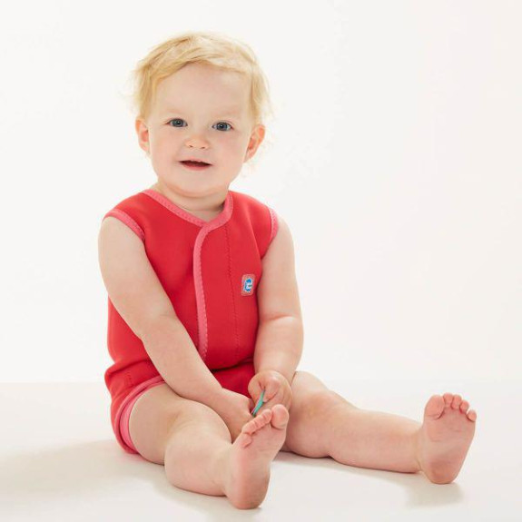 Baby neoprén-kombi - Geranium Vel. S (0-6 měs.) 2. JAKOST