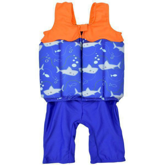 Dětský plováček se zipem Short John Žralok
