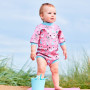 Baby neoprén - body - Zvířátka růžová