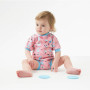 Baby neoprén - body - Zvířátka růžová