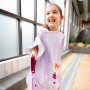 Dětské pončo s kapucí Lilac Spring Splash About