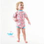 Baby neoprén - body - Zvířátka růžová