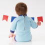 Baby neoprén-body - velryba