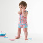 Baby neoprén-kombi - ZVÍŘÁTKA RŮŽOVÁ