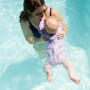 Plavky Happy Nappy UV obleček 3/4 rukáv Lilac Spring