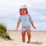 Plavky Happy Nappy UV obleček 3/4 rukáv Up & Away