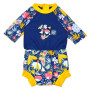 Plavky Happy Nappy UV obleček 3/4 rukáv Garden Delight